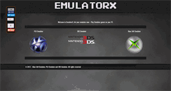 Desktop Screenshot of emulatorx.info