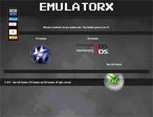 Tablet Screenshot of emulatorx.info